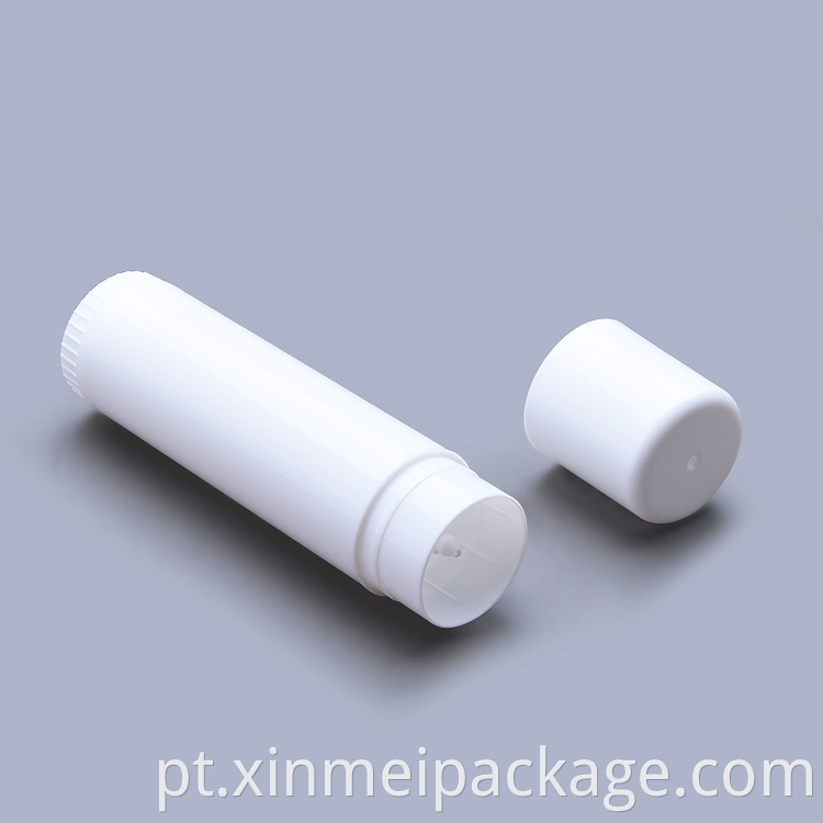 white PP lip balm tube